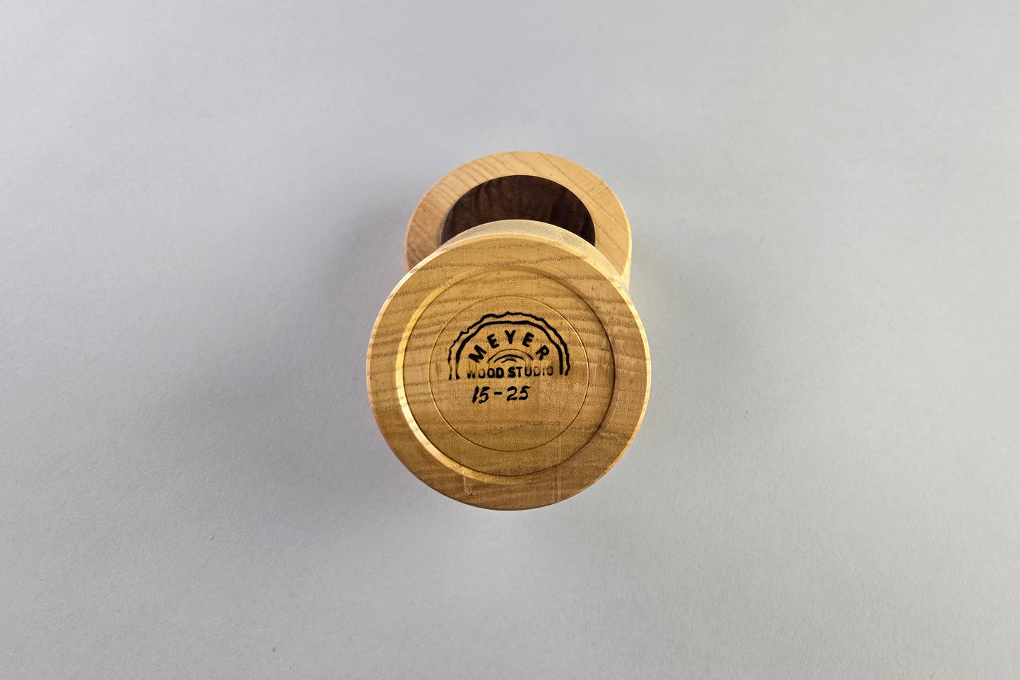 Ash Box with Walnut Burl Inlay