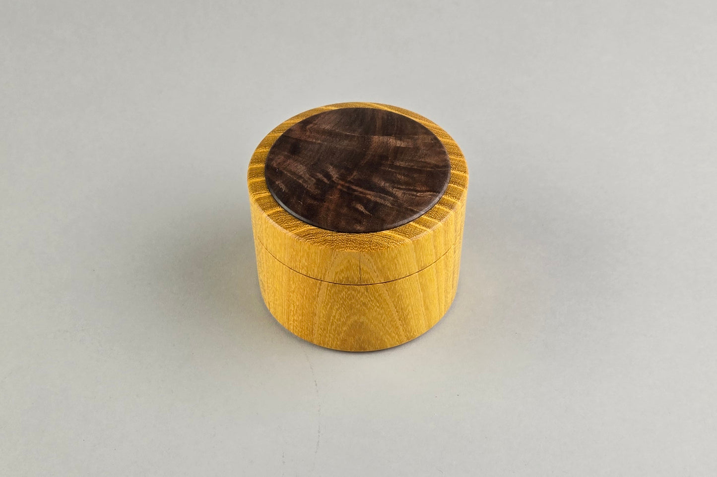 Osage Orange Box/Walnut Burl Inlay