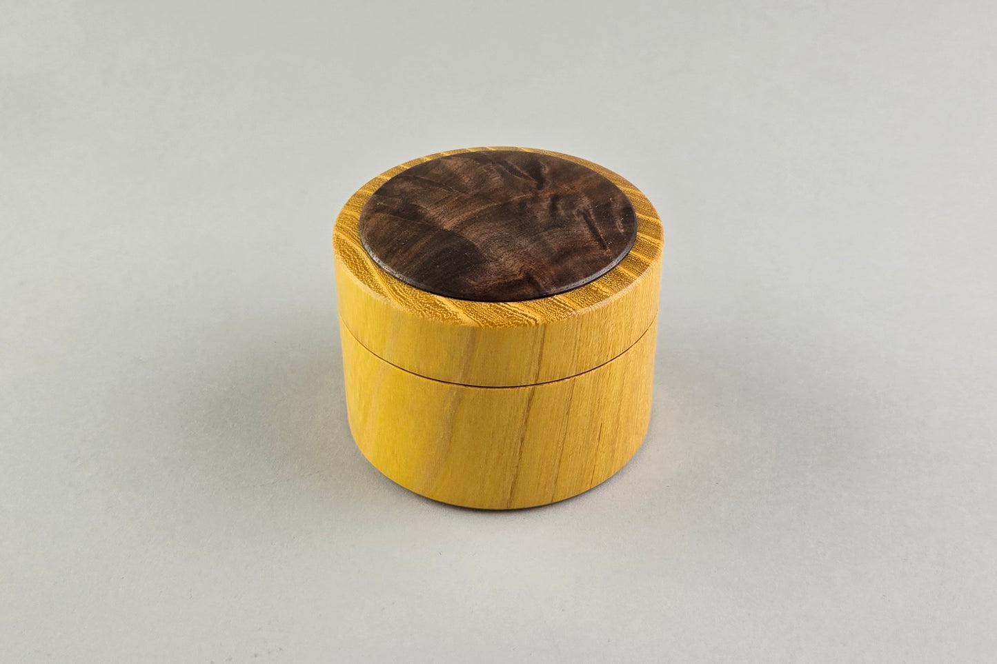 Osage Orange Box/Walnut Burl Inlay
