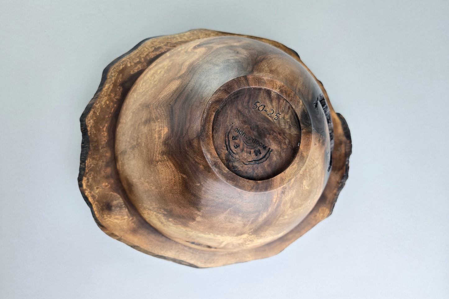 Walnut Burl Winged Bowl