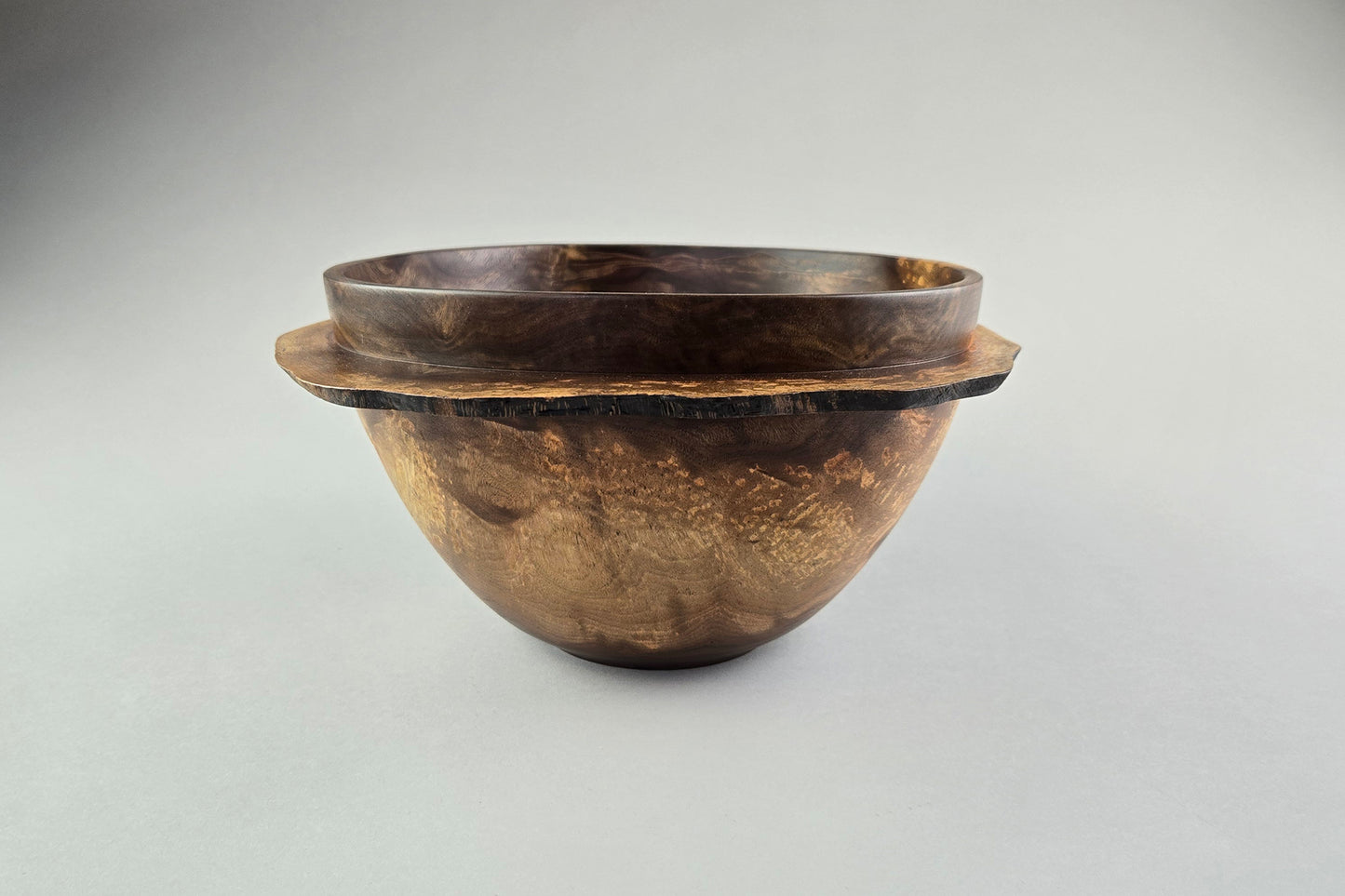 Walnut Burl Winged Bowl