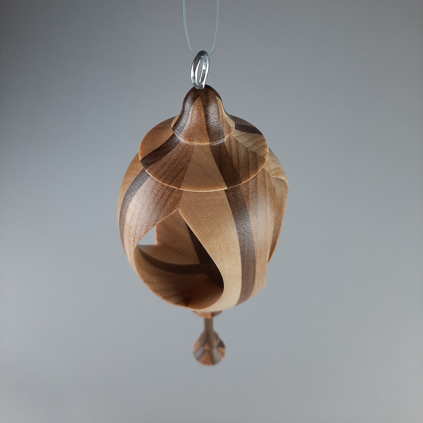 Birch & Walnut Ornament