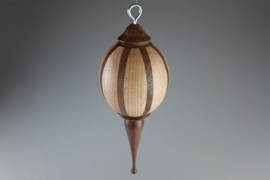 Birch & Walnut Ornament