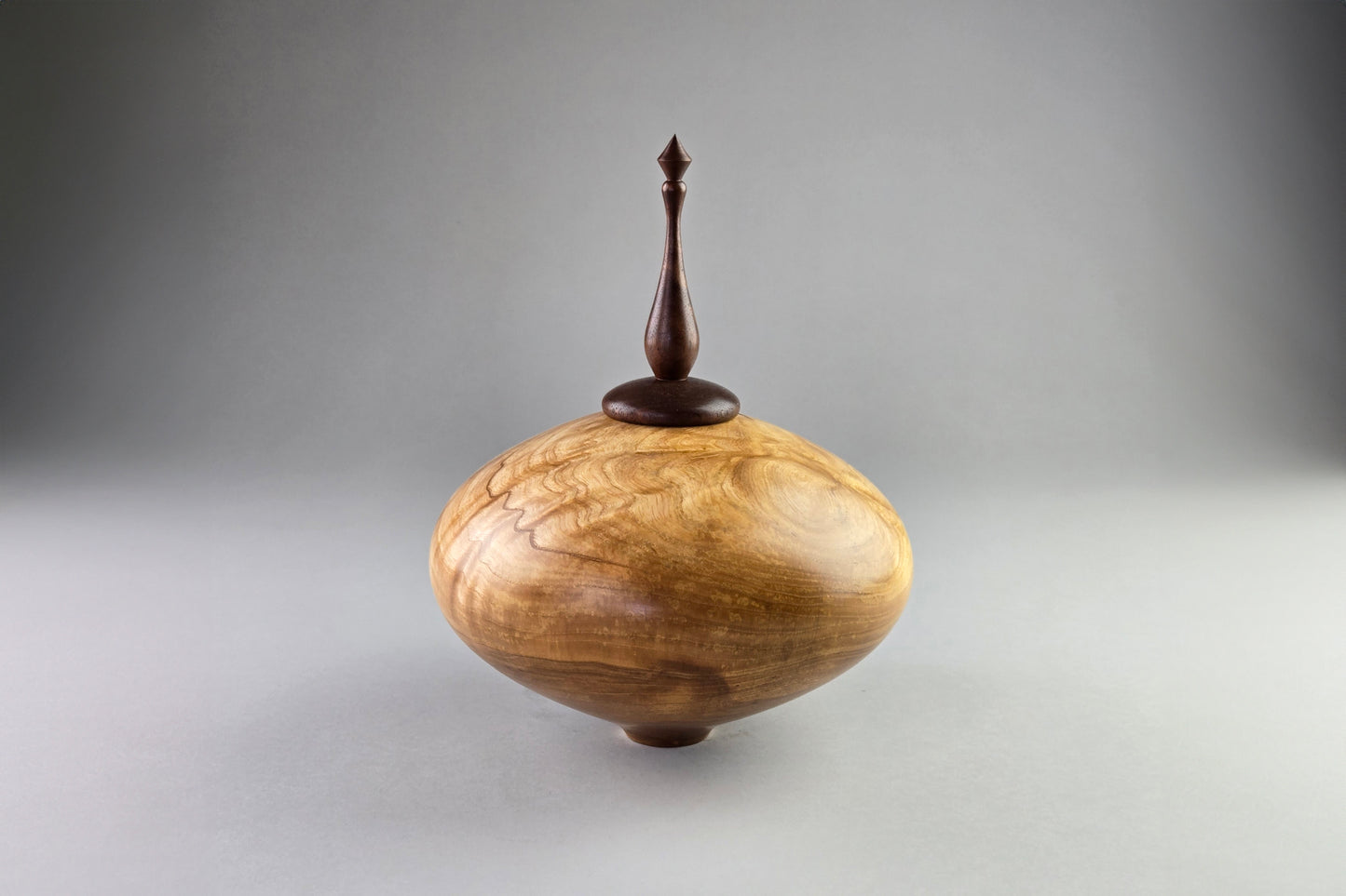 Ash Hollow Form w/Walnut Finial