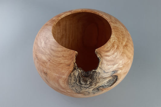 Locust Hollow Form from crotch with Walnut Cap & Finial