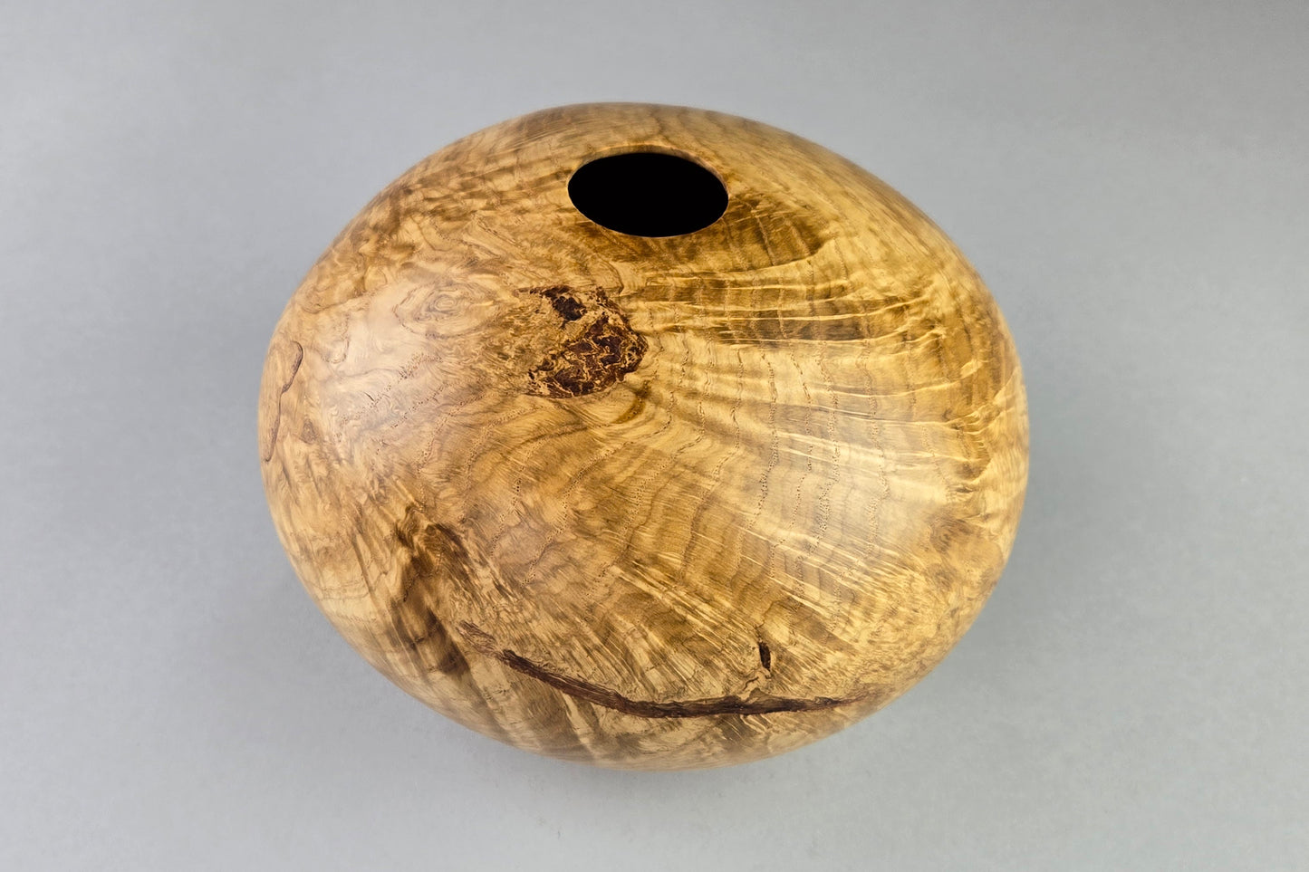 Oak Burl Hollow Form