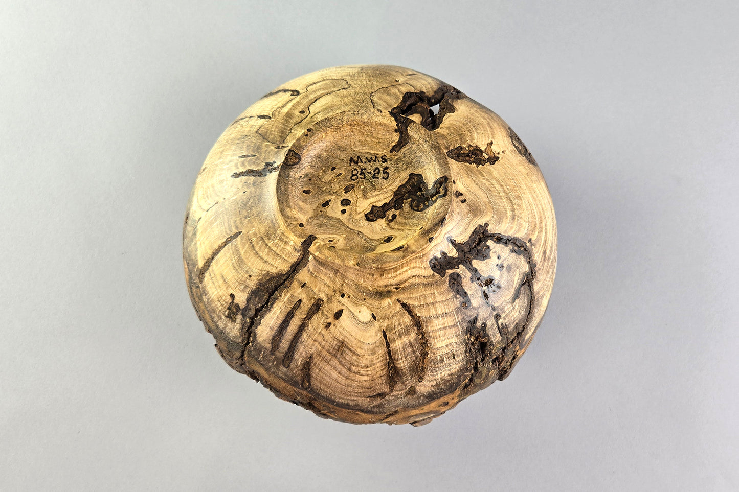 Ash Burl Live Edge Bowl