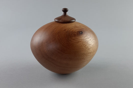 Hickory Hollow Form with Walnut Cap