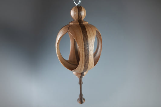 Cherry & Walnut Ornament